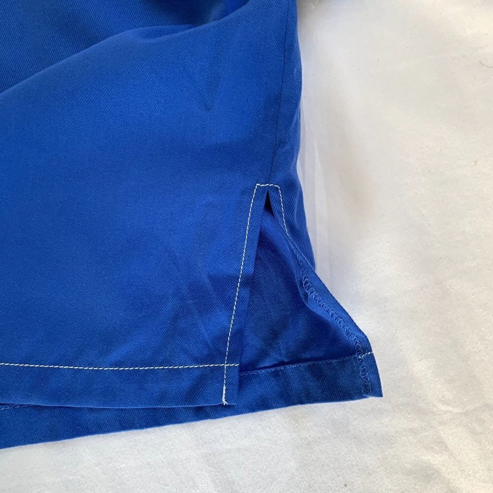 NEW Tracy Reese Split Sleeves Top Blue Nautical Blouse Sz S - Picture 8 of 13
